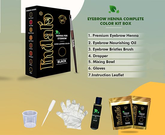 Henna Eyebrow Color Kit