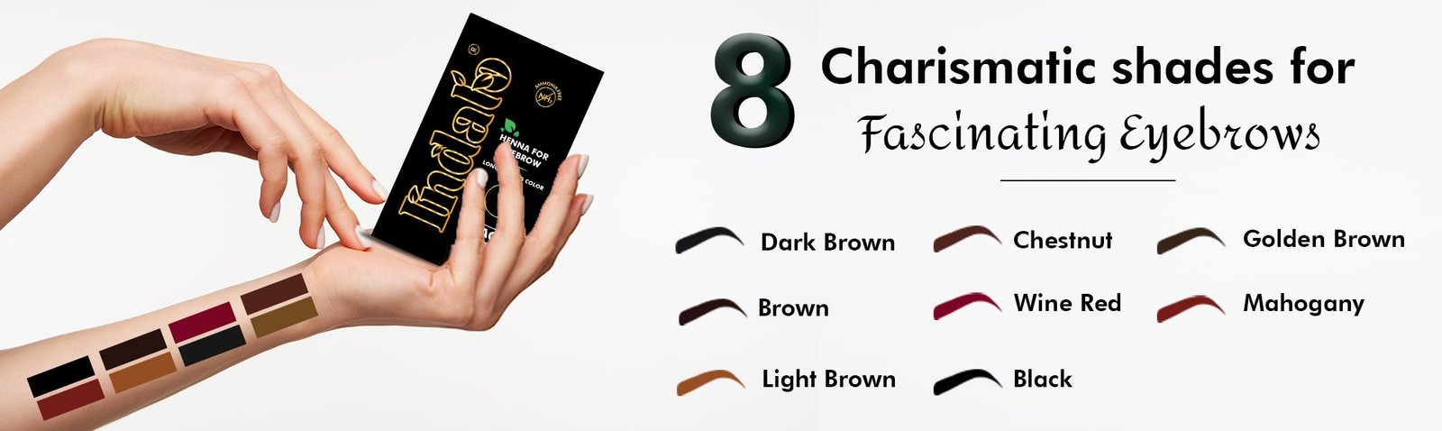 eyebrow color shades